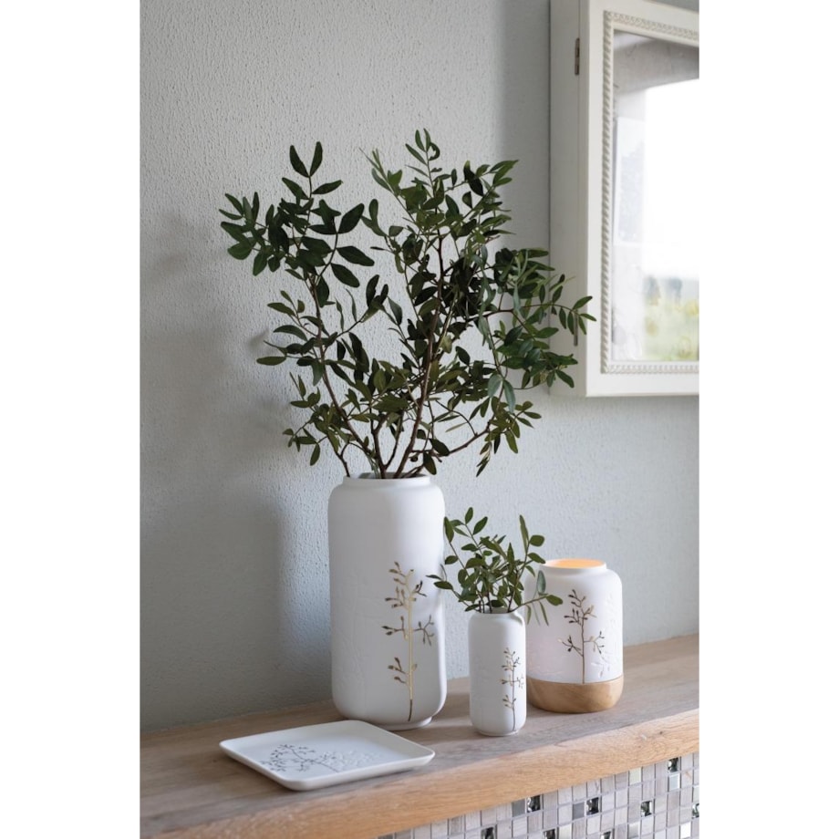 Wazonik złote gałęzie, 10 cm