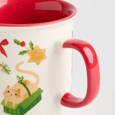 Kubek Miaoumas z motywem zwierząt leśnych