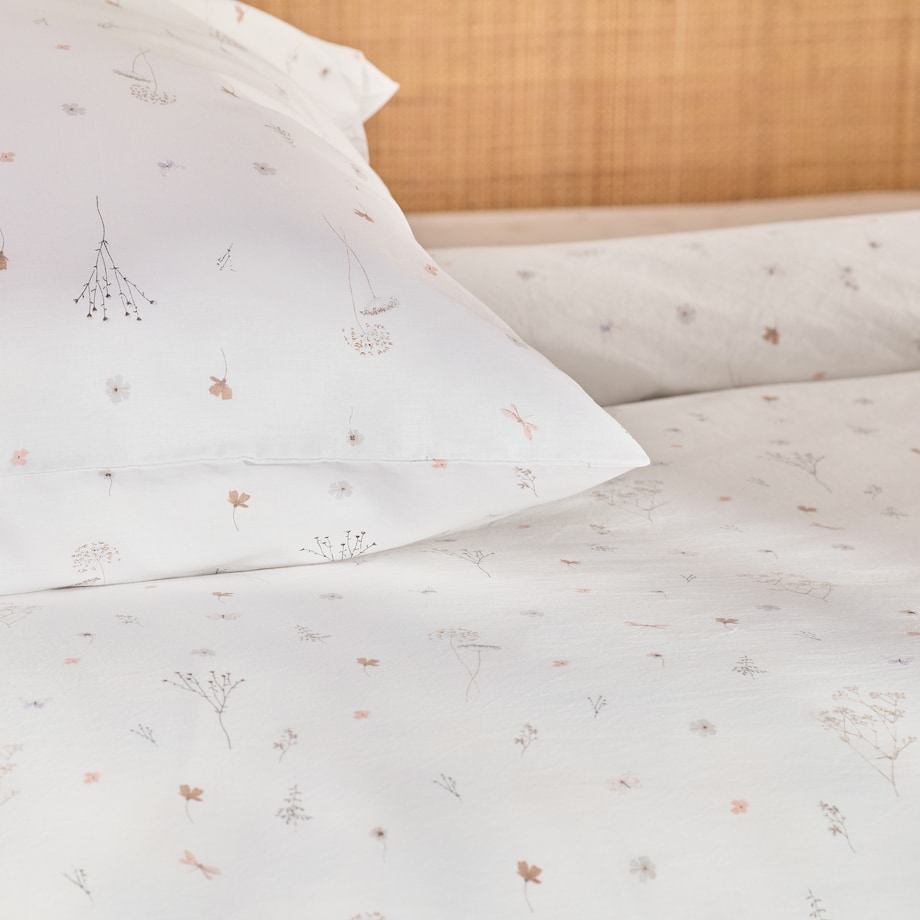 Pościel Bawełniana Dorana 200x220 cm z wzorem kwiatowym