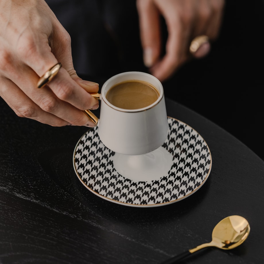 Espresso Cup With Saucer Pepitte 