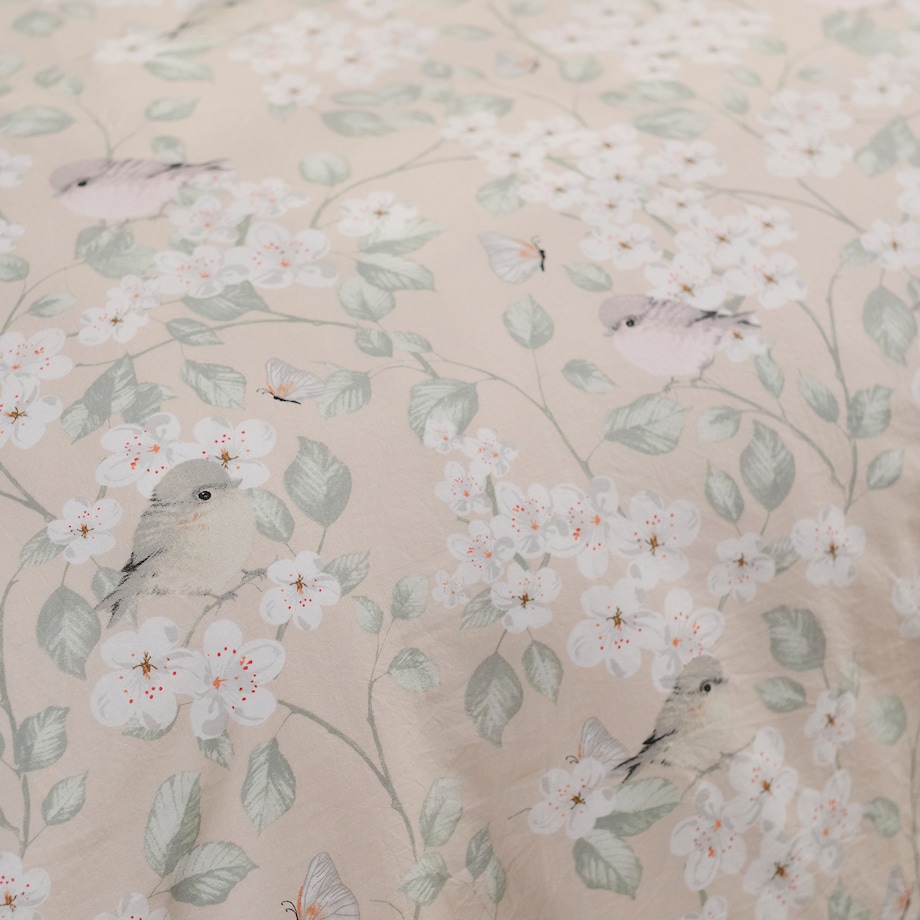 Pościel Bawełniana Gardos 160x200 cm z motywem kwiatowym