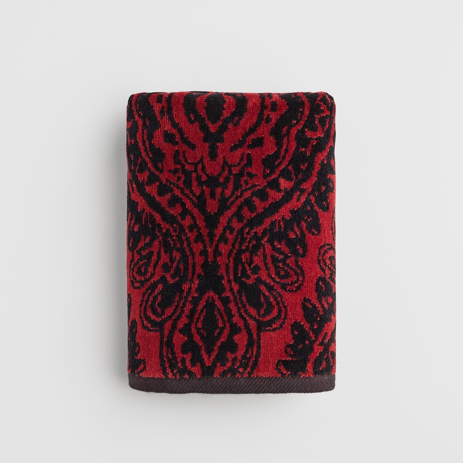 Ręcznik żakardowy Beskar 50x90 cm z motywem arabeski