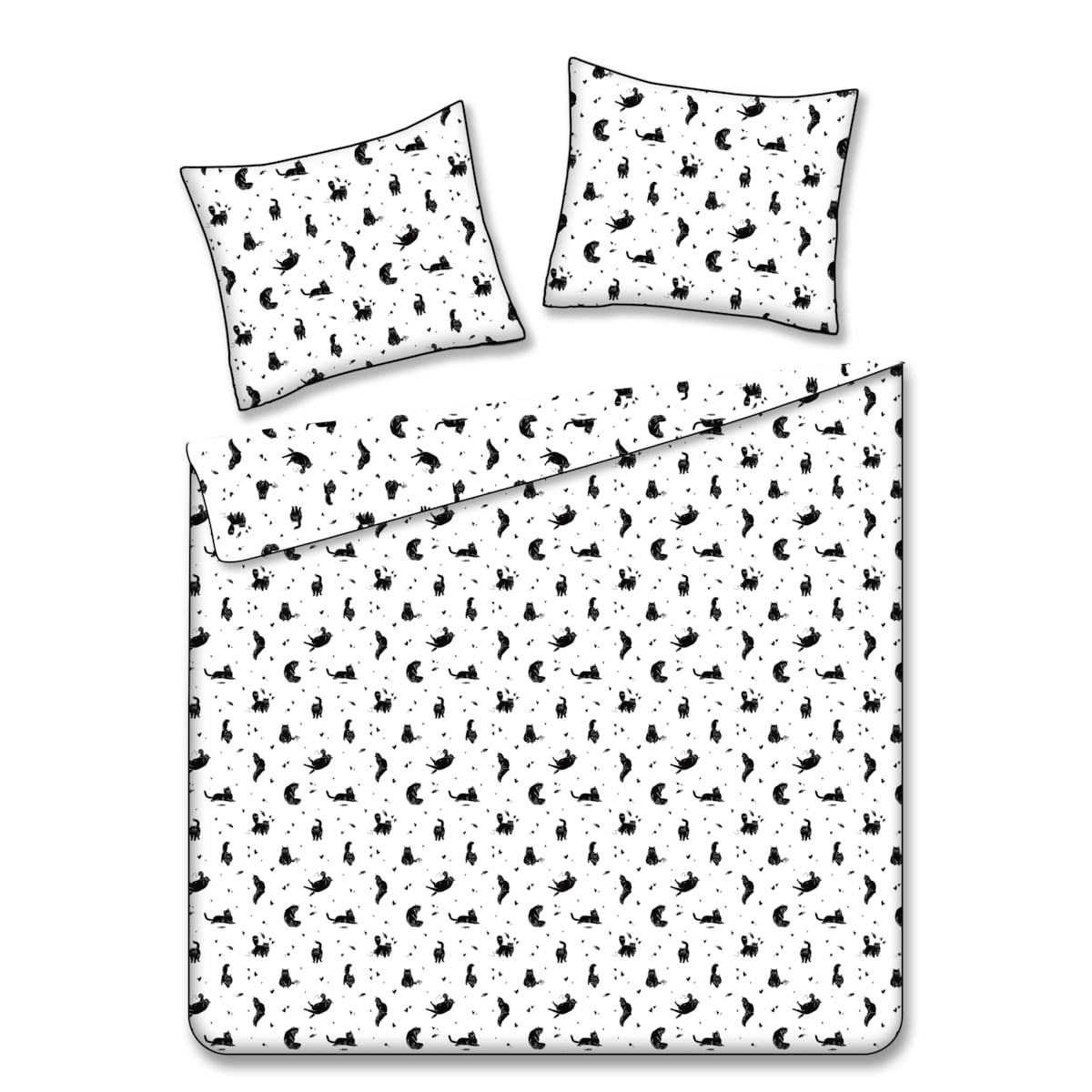 Pościel Bawełniana Kitki 200x220 cm z motywem zwierzęcym