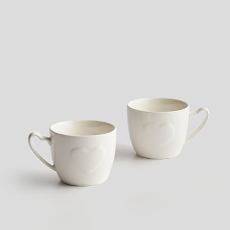 Komplet Kubków Inima z motywem serca