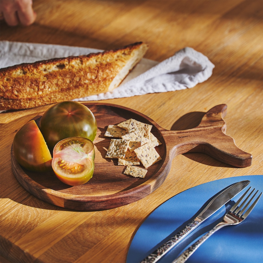 Deska do serwowania z ogonem wieloryba, fishtail z motywem morskim