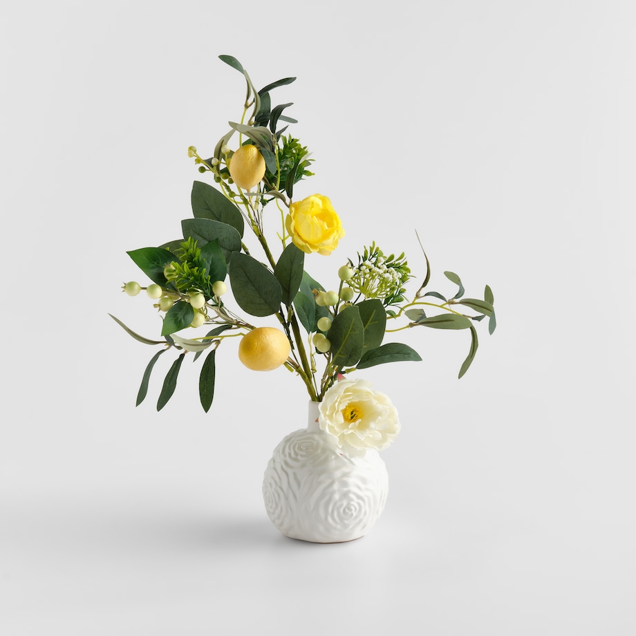 Kwiat Limoni z motywem owoców