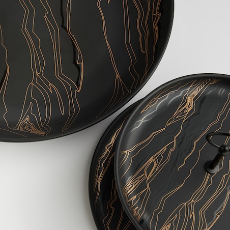 Patera Marberiso z motywem abstrakcyjnym