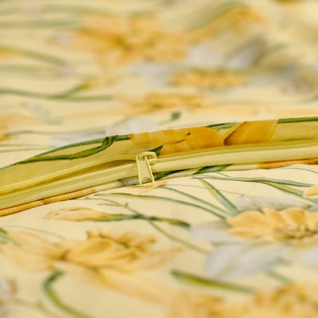 Pościel z bawełny satynowej Daffelis 200x220 cm z motywem kwiatowym