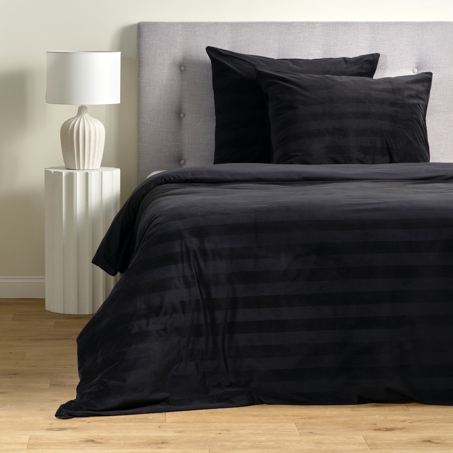 Pościel Welwetowa Zebo 160x200 cm z motywem geometrycznym