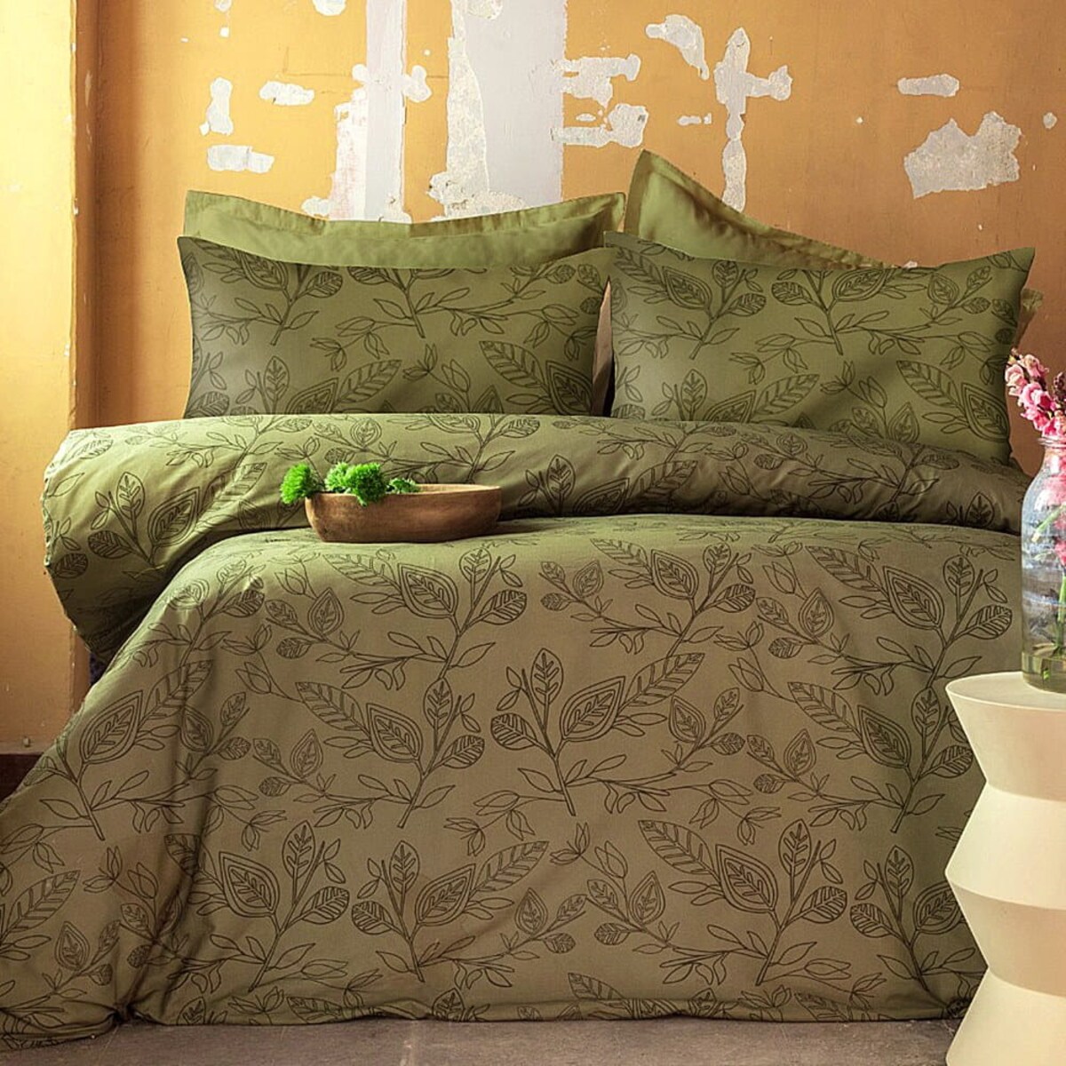 Pościel satyna bawełniana Luxury Green Green