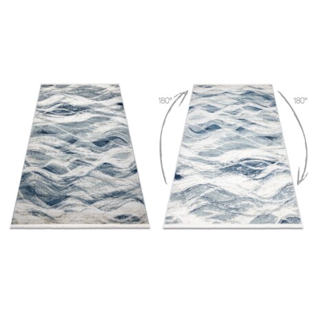 Dywan DISTIN 0849A granatowy / niebieski / 140x190 cm
