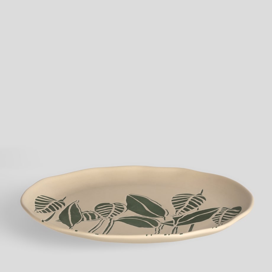 Patera Leavi z motywem tropikalnym