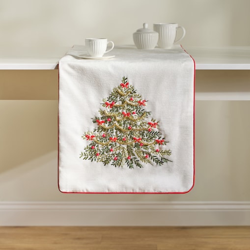 Bieżnik Haftowany Arvored 40x180 cm