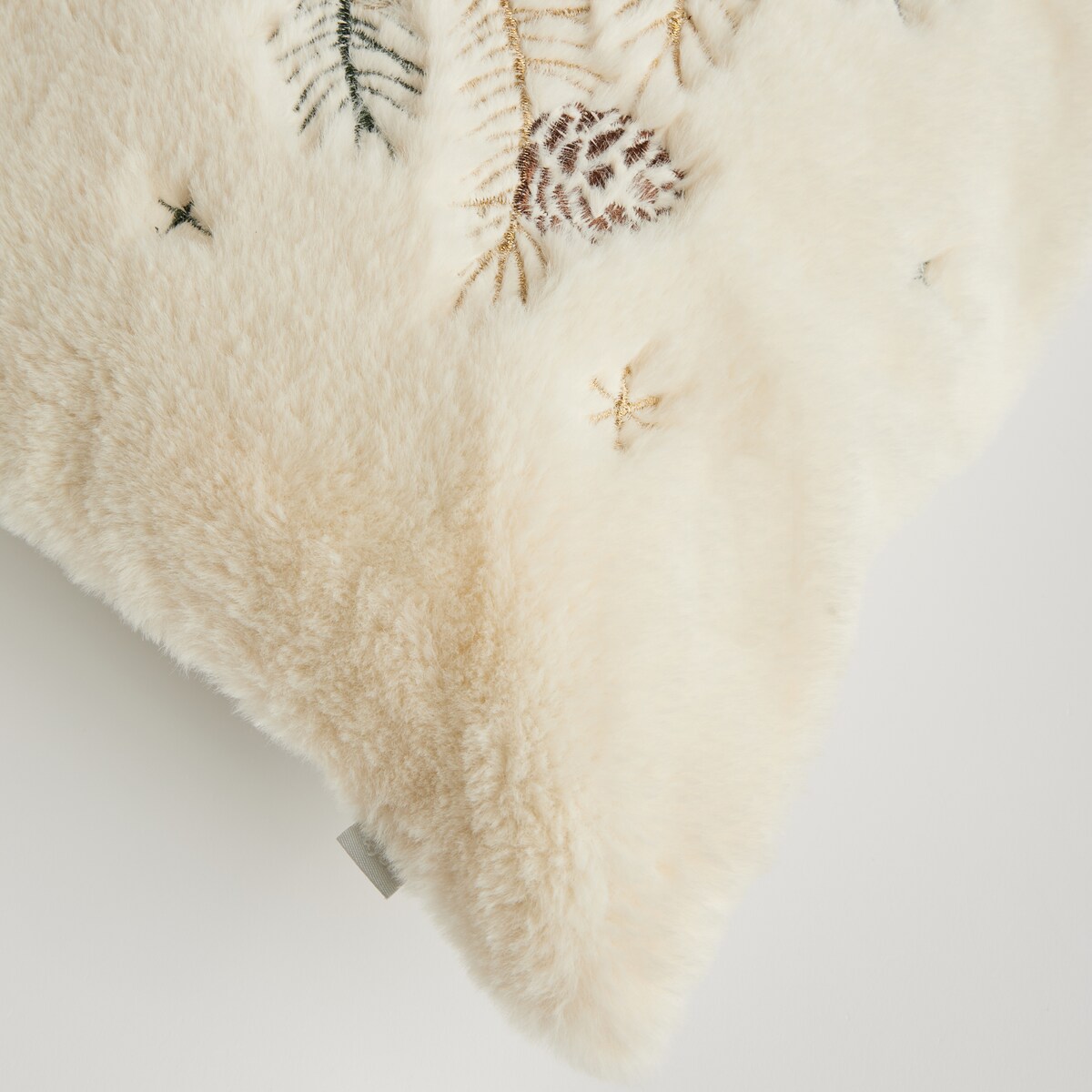 Poszewka Futrzana Merry 58x30 cm z napisami