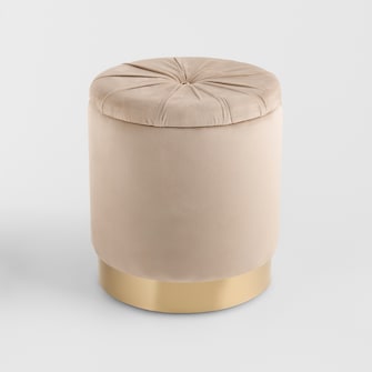 Puf ze schowkiem Floreska 38x38 h43 cm