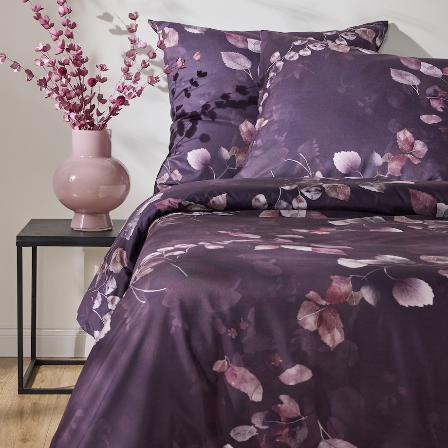 Komplet pościeli z mikrofibry Fioleta 160x200 cm z 2 poszewkami 70x80