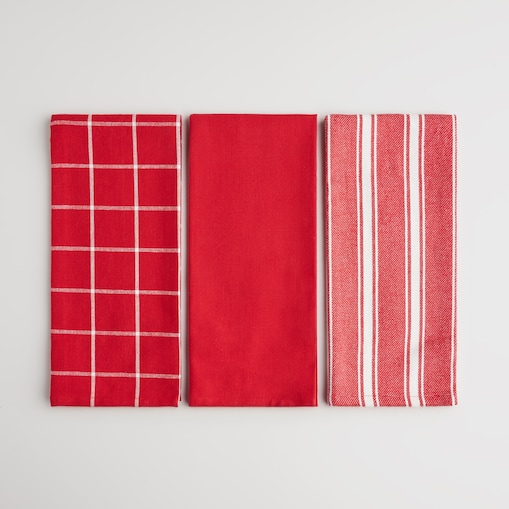 Komplet Ścierek Trio 40x60 cm w paski