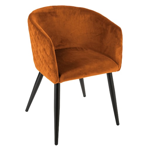 Fotel welurowy MARLO, glamour