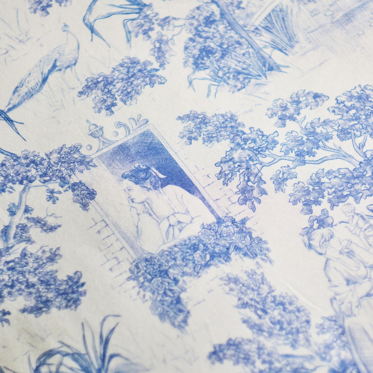 Pościel z bawełny satynowej Evite 200x220 cm z motywem pejzażu