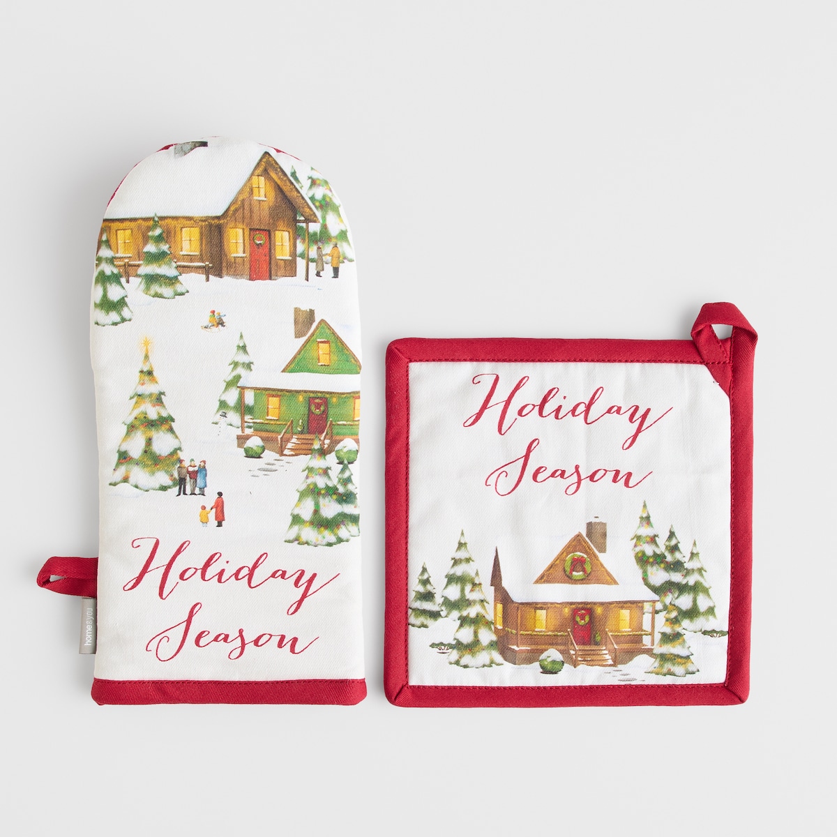 Łapka I Rękawica Winhurst 14x30 cm z motywem domku