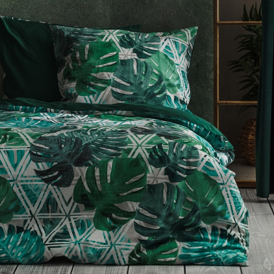 Pościel Z Bawełny Satynowej Gweru 160x200