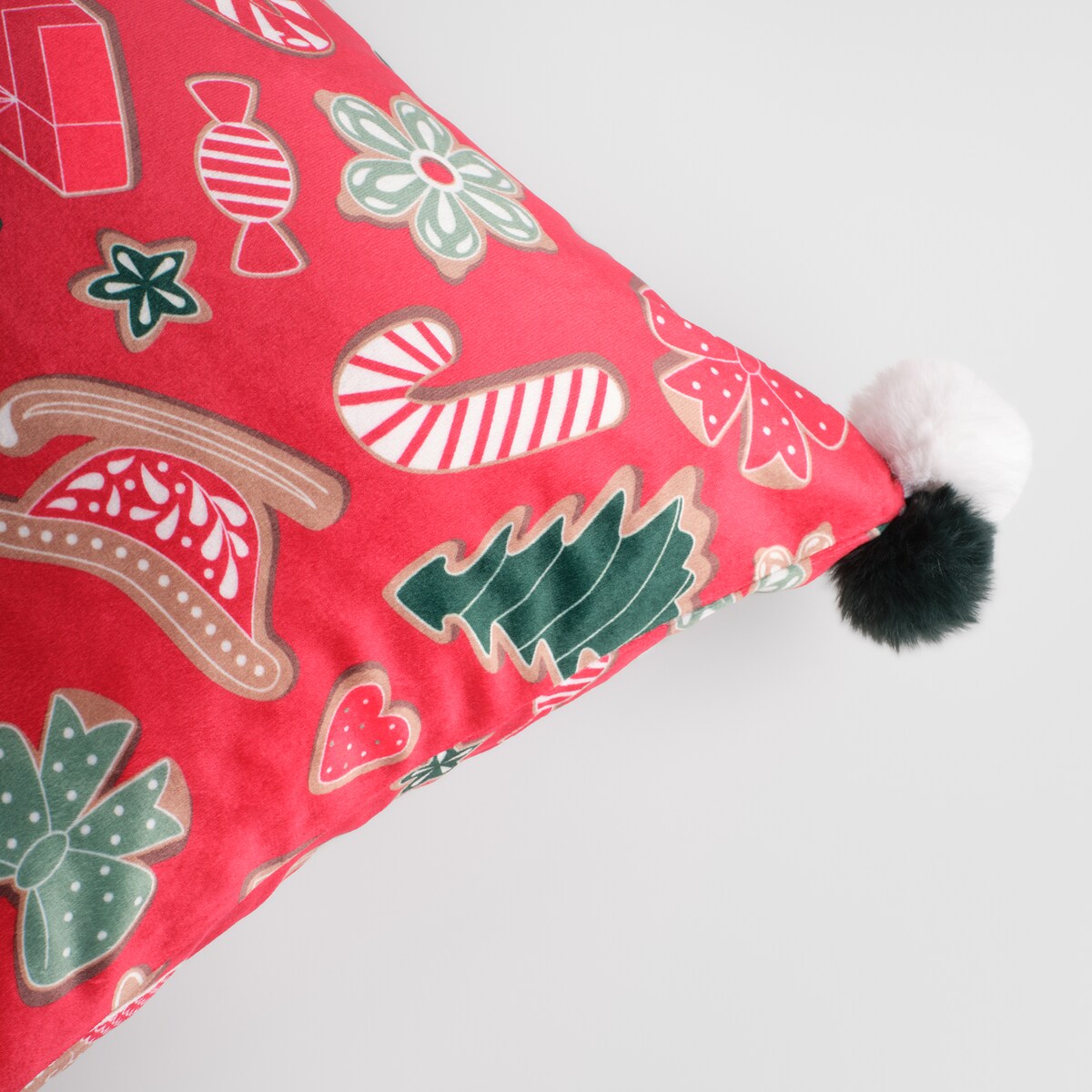 Poszewka z nadrukiem Ginno 45x45 cm z motywem piernika