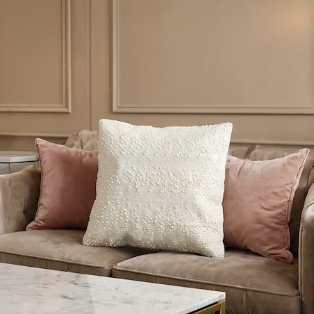 Poszewka Pearlina 45x45 cm z motywem perły