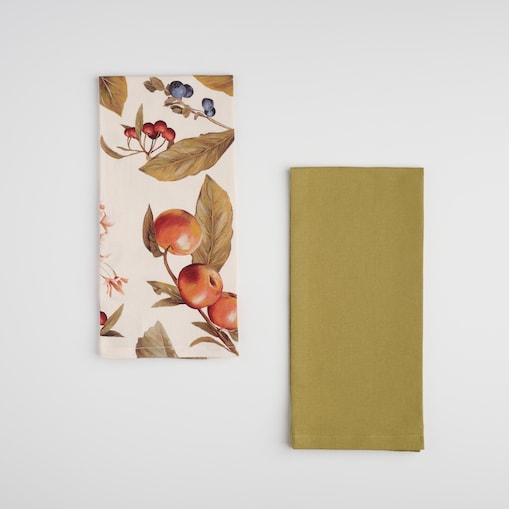 Komplet Ścierek Rapio 45x65 cm z motywem owoców