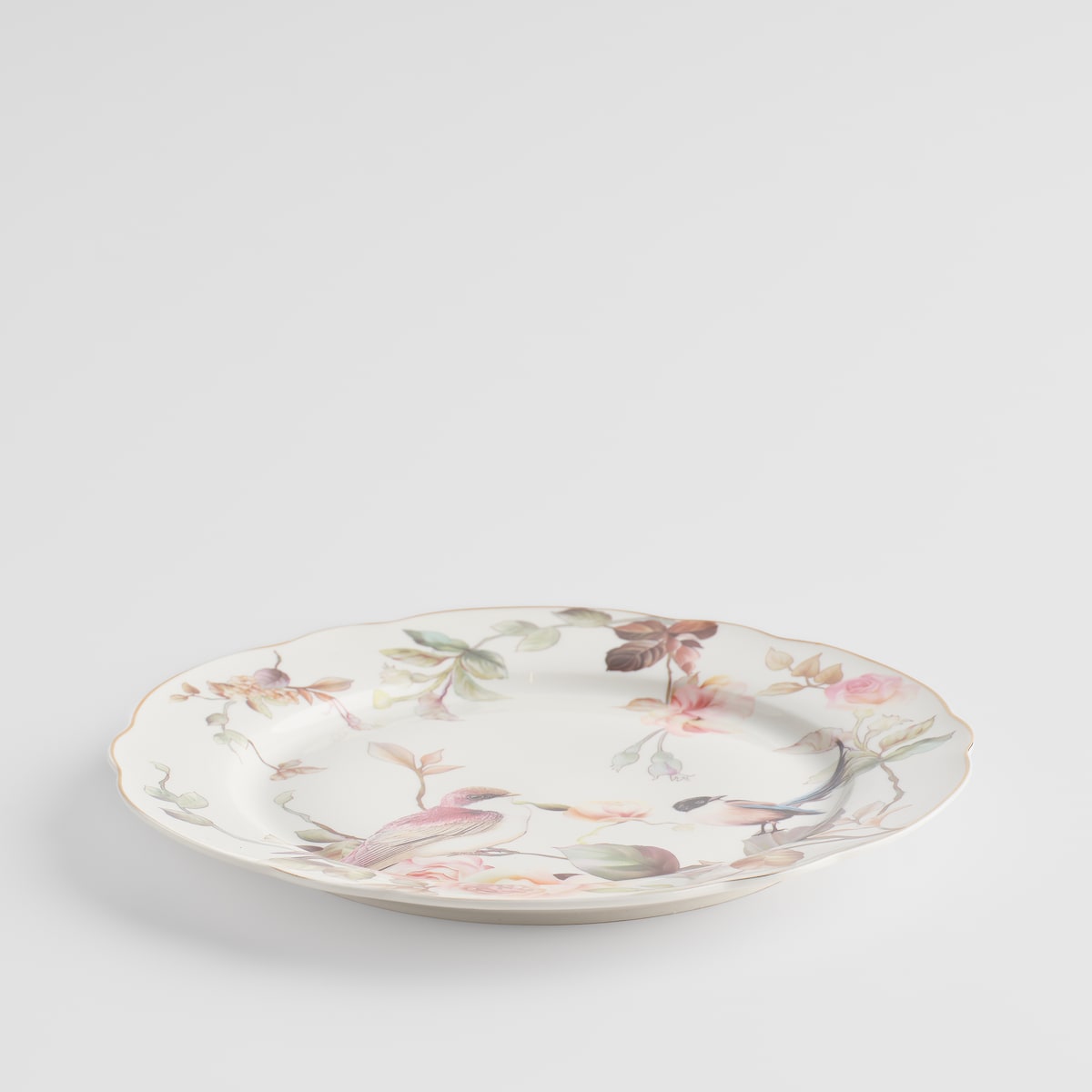 Talerz Obiadowy Botania z motywem roślinnym