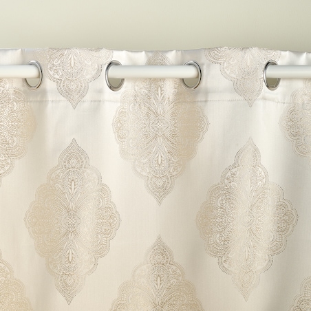 Zasłona Żakardowa Hiren 140x250 cm z motywem arabeski