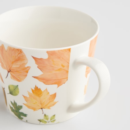 Kubek Listio z motywem liściastym