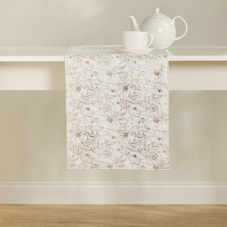 Bieżnik z nadrukiem Casinosis 35x180 cm z motywem kwiatowym