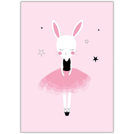 plakat cute ballerina 3 30x40 cm