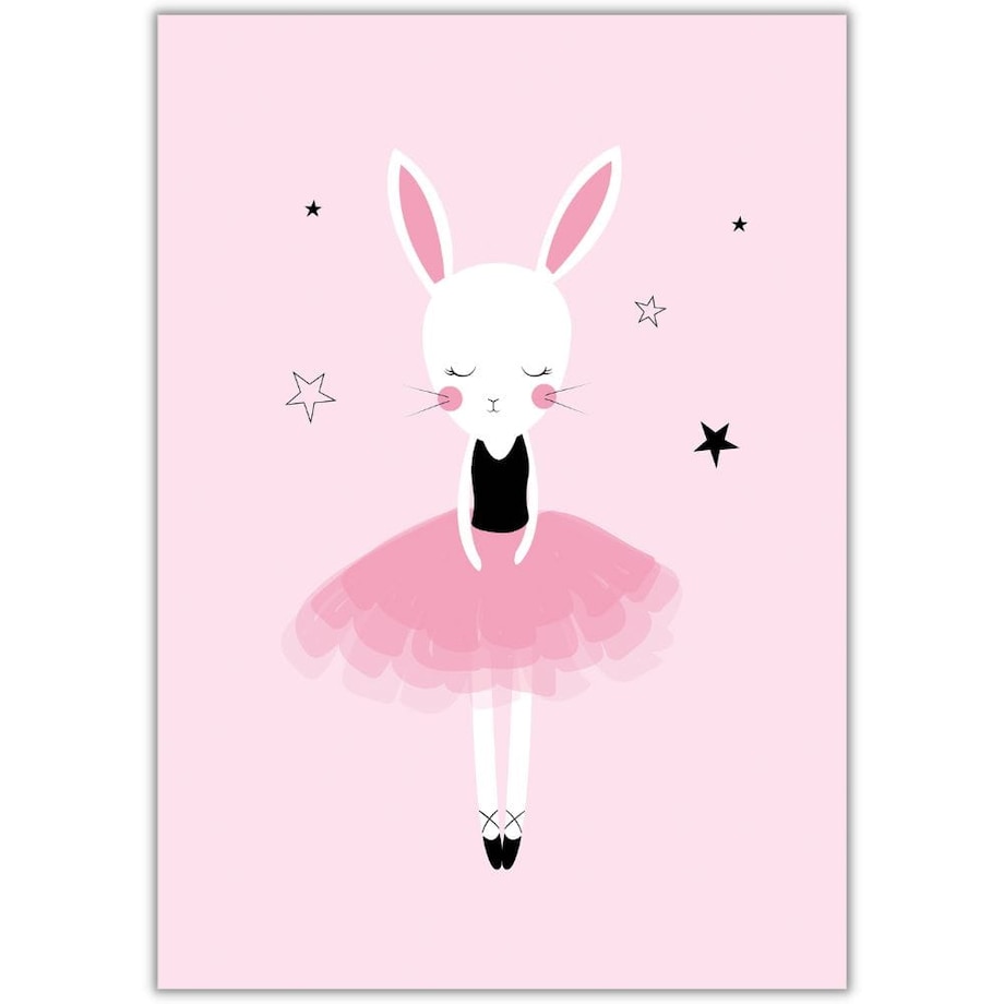 plakat cute ballerina 3 30x40 cm