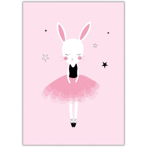 plakat cute ballerina 3 30x40 cm