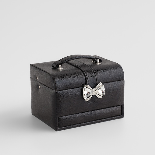 Szkatułka z lustrem, szufladkami i przegródkami Lara 18x14 cm