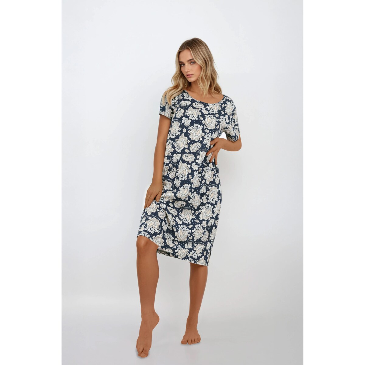 Koszula nocna Saphire Nights Navy, XXL