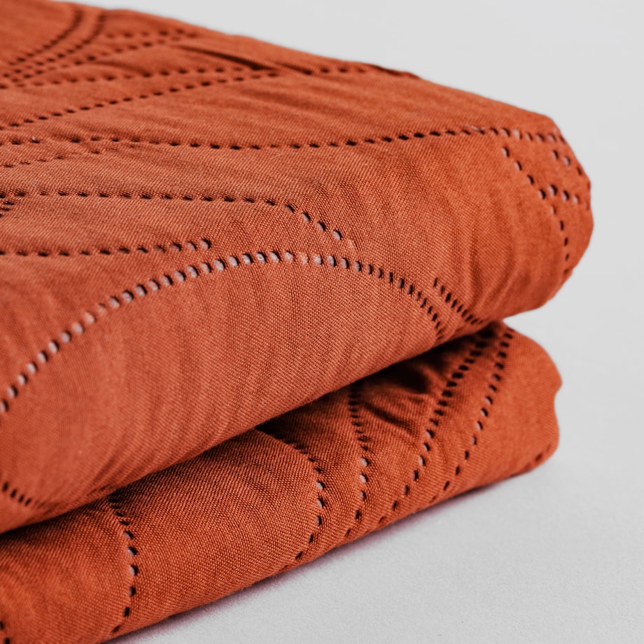 Jednokolorowa narzuta na łóżko Botanical 240x260 cm