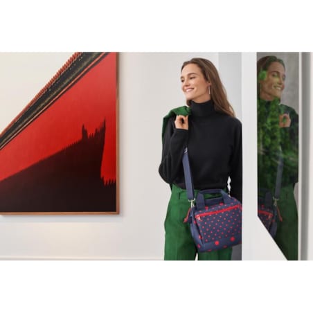 Torba allrounder cross mixed dots red, 4 l