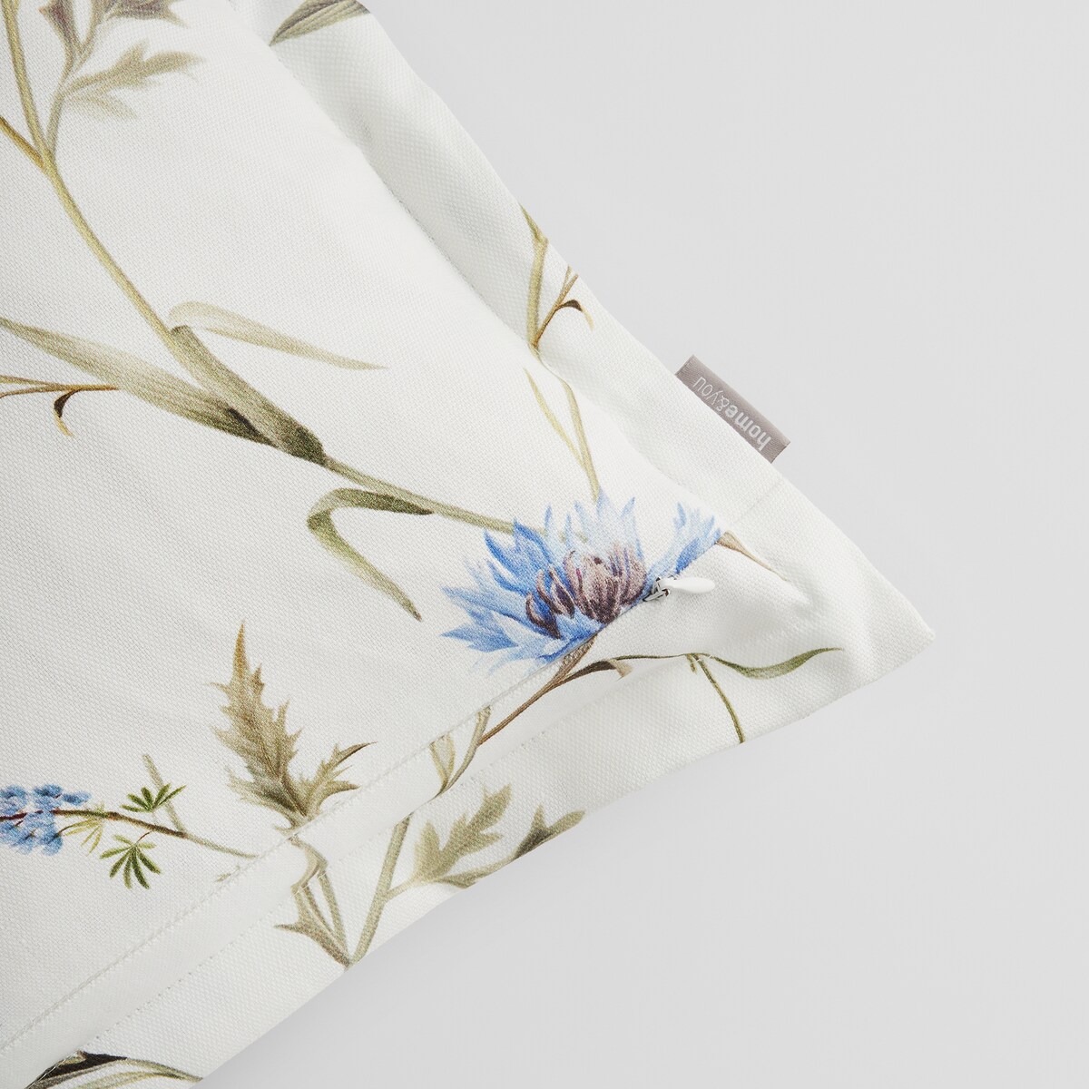 Poszewka z nadrukiem Ryshand 45x45 cm z motywem kwiatowym