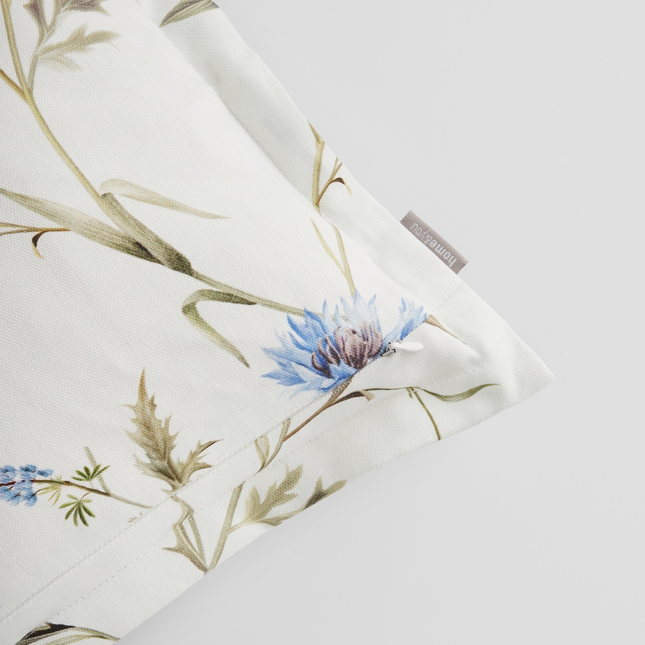 Poszewka z nadrukiem Ryshand 45x45 cm z motywem kwiatowym