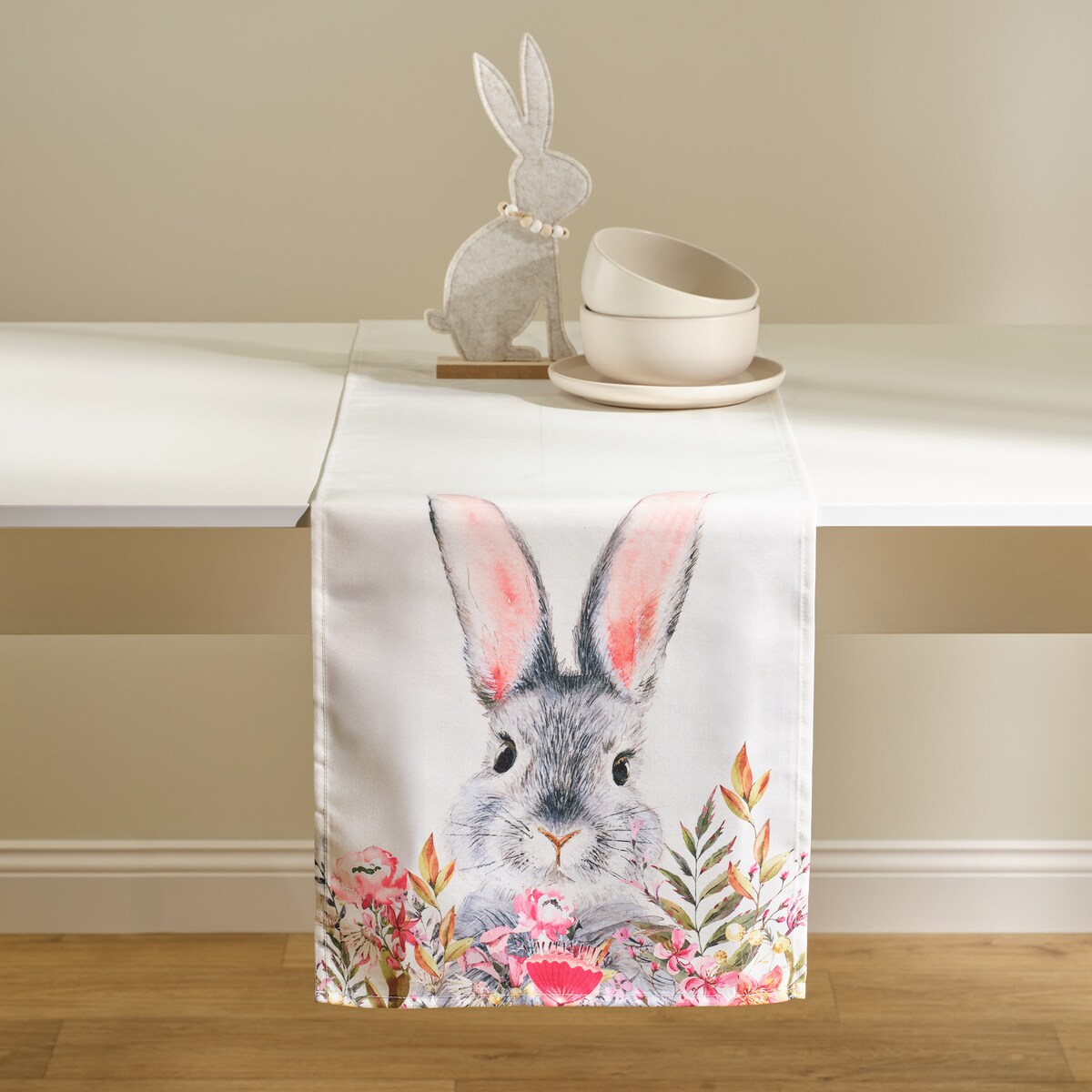 Bieżnik Bunny rabbit 35x180 cm
