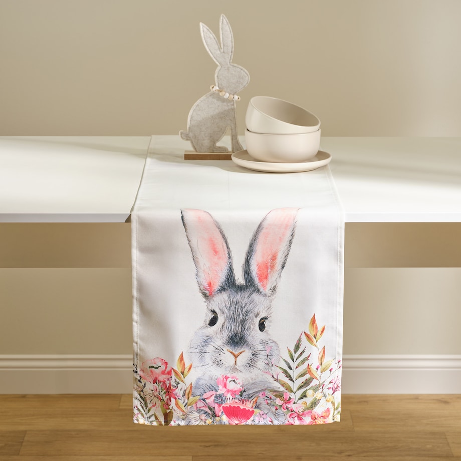Bieżnik Bunny rabbit 35x180 cm