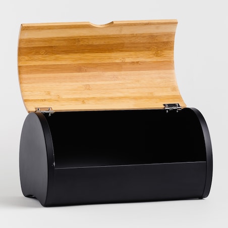 Chlebak z bambusową pokrywą