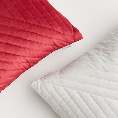 Poszewka Welwetowa Minister 45x45 cm z motywem geometrycznym