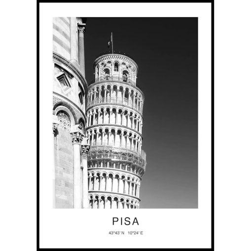 plakat pisa 30x40 cm