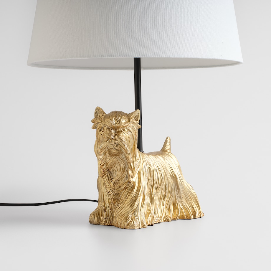 Lampa Stołowa Terrier z motywem zwierzęcym