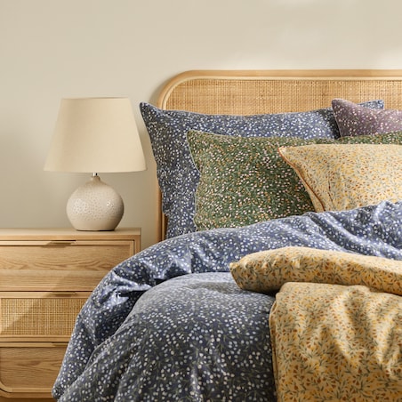 Pościel z bawełny satynowej Crisenta 200x220 cm z wzorem kwiatowym