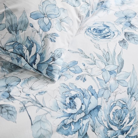 Komplet pościeli bawełnianej Rurza 200x220 cm z 2 poszewkami 70x80