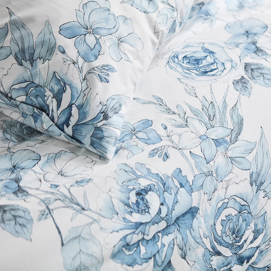 Komplet pościeli bawełnianej Rurza 200x220 cm z 2 poszewkami 70x80